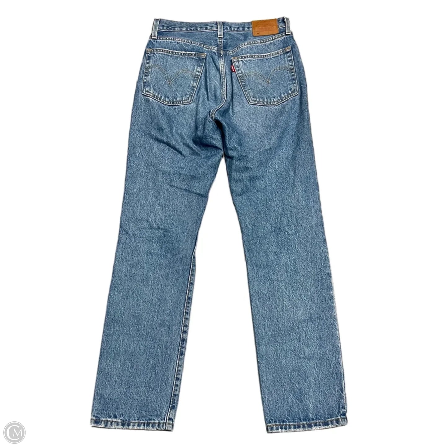 Jeans Wide Leg By Levis In Blue Denim, Size: 2