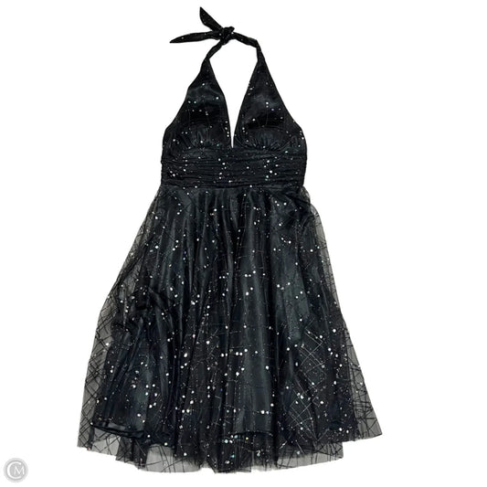 Dress Party Midi By Adrianna Papell In Black, Size: L