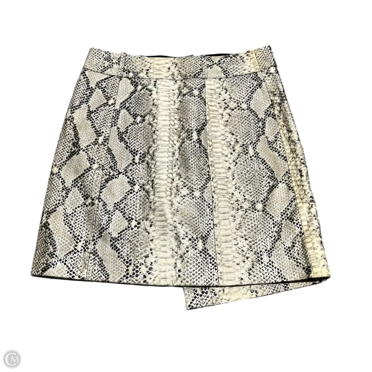 Skirt Mini & Short By Banana Republic In Snakeskin Print, Size: 2
