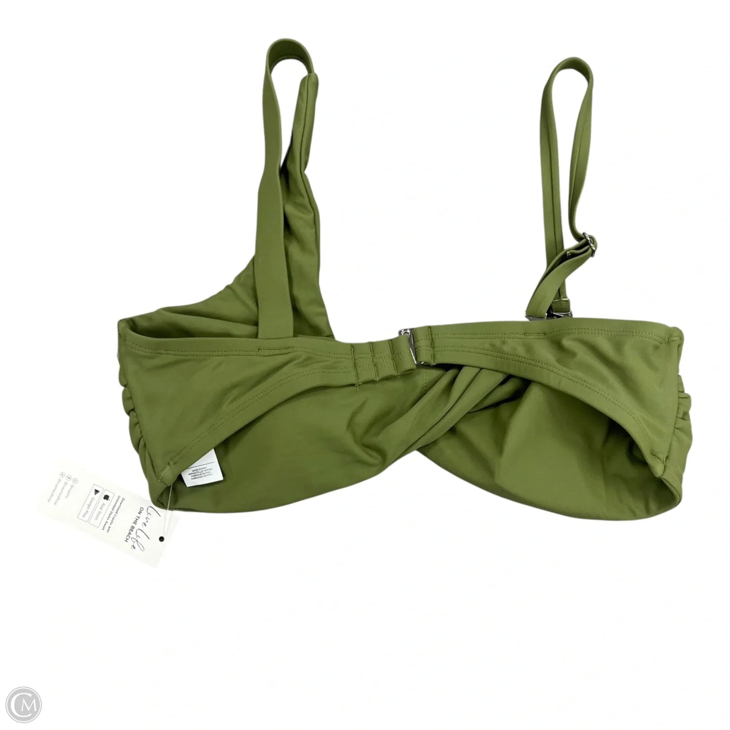 Swimsuit Top By Cupshe In Green, Size: M