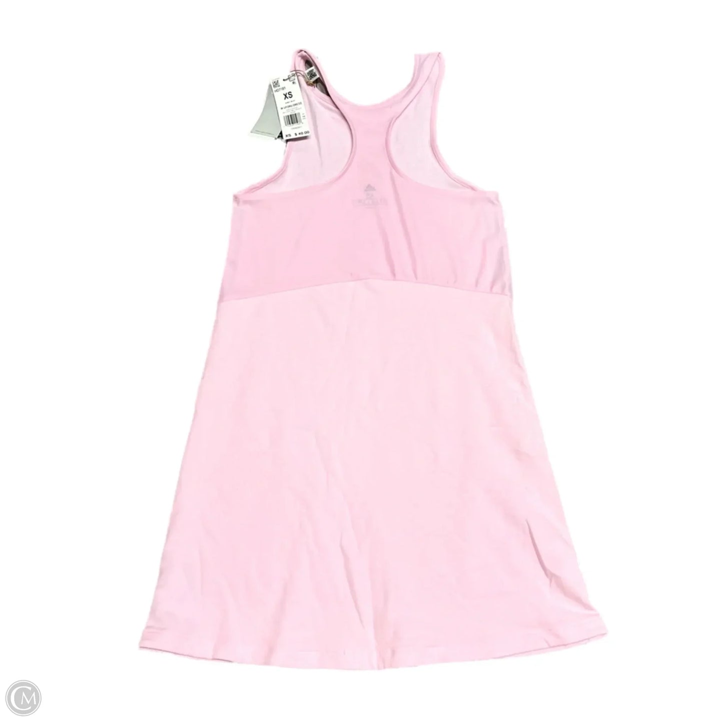 Athletic Dress By Adidas In Pink, Size: Xs