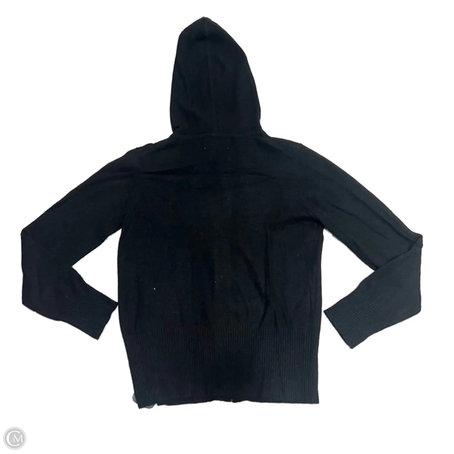 Sweatshirt Hoodie By Sutton Studio In Black, Size: S