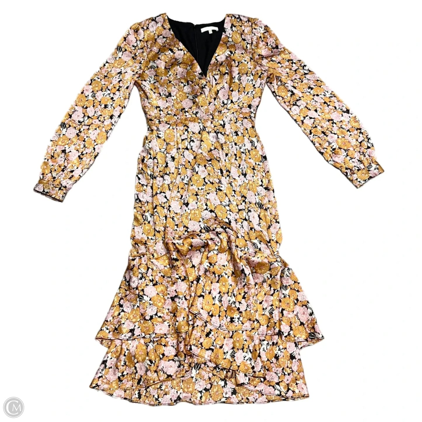 Dress Casual Maxi By Wayf In Orange & Pink, Size: S
