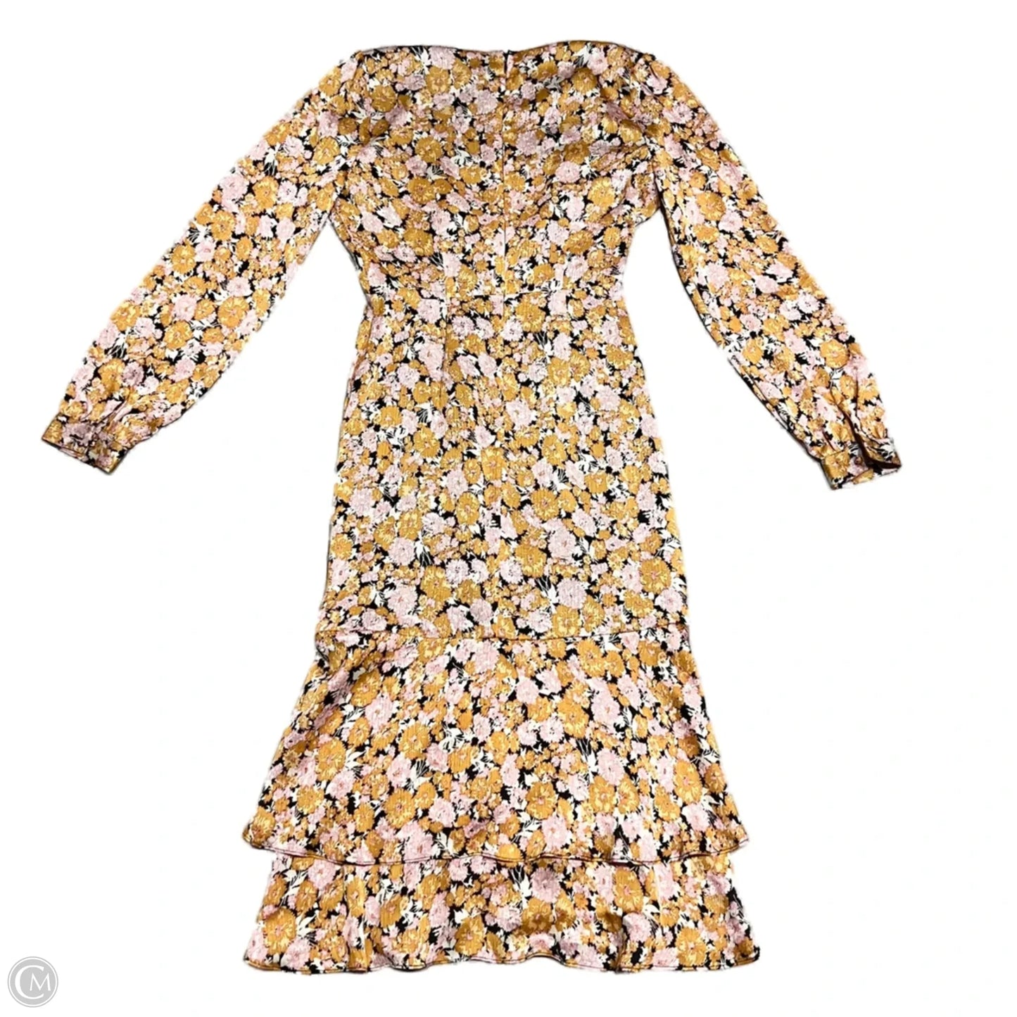 Dress Casual Maxi By Wayf In Orange & Pink, Size: S