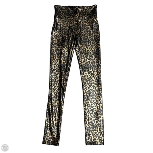 Athletic Leggings By Spanx In Leopard Print, Size: 4
