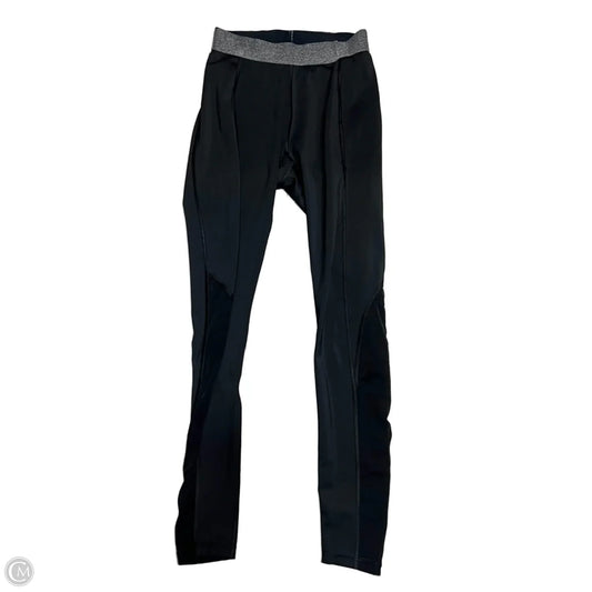 Athletic Leggings By Athleta In Black & Grey, Size: 0