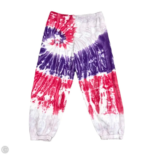 Pants Lounge By Tna In Tie Dye Print, Size: 8