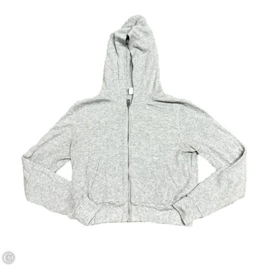 Sweatshirt Hoodie By Tna In Grey, Size: M