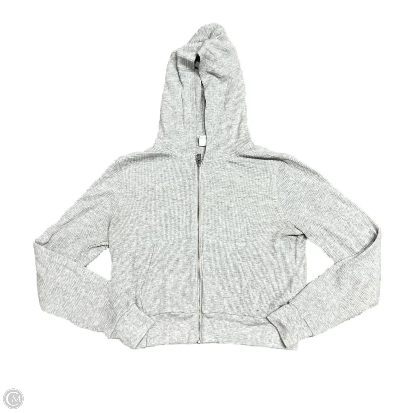 Sweatshirt Hoodie By Tna In Grey, Size: M
