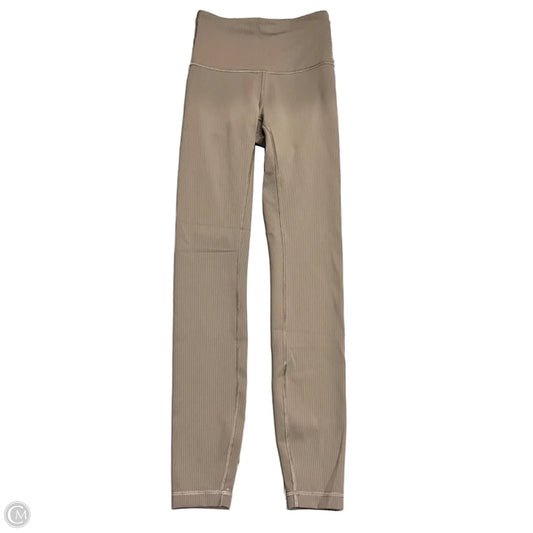 Athletic Leggings By Lululemon In Brown, Size: 0