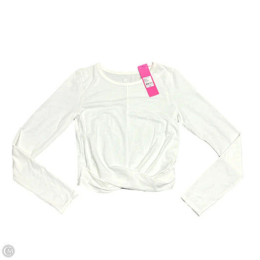 Top Long Sleeve Designer By Lilly Pulitzer In White, Size: Xs