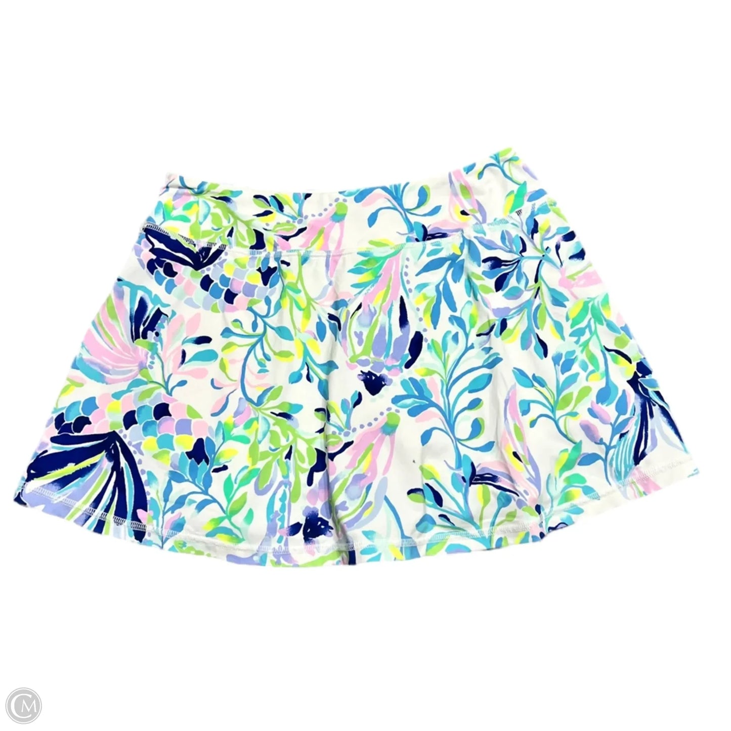 Skort Designer By Lilly Pulitzer In Blue & Green, Size: 4