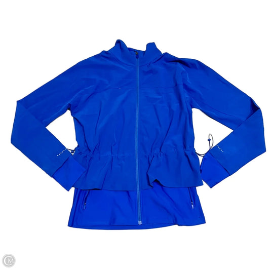 Athletic Jacket By Sweaty Betty In Blue, Size: S