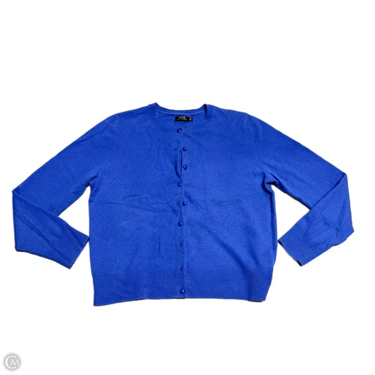Sweater Cardigan By Apt 9 In Blue, Size: Xl