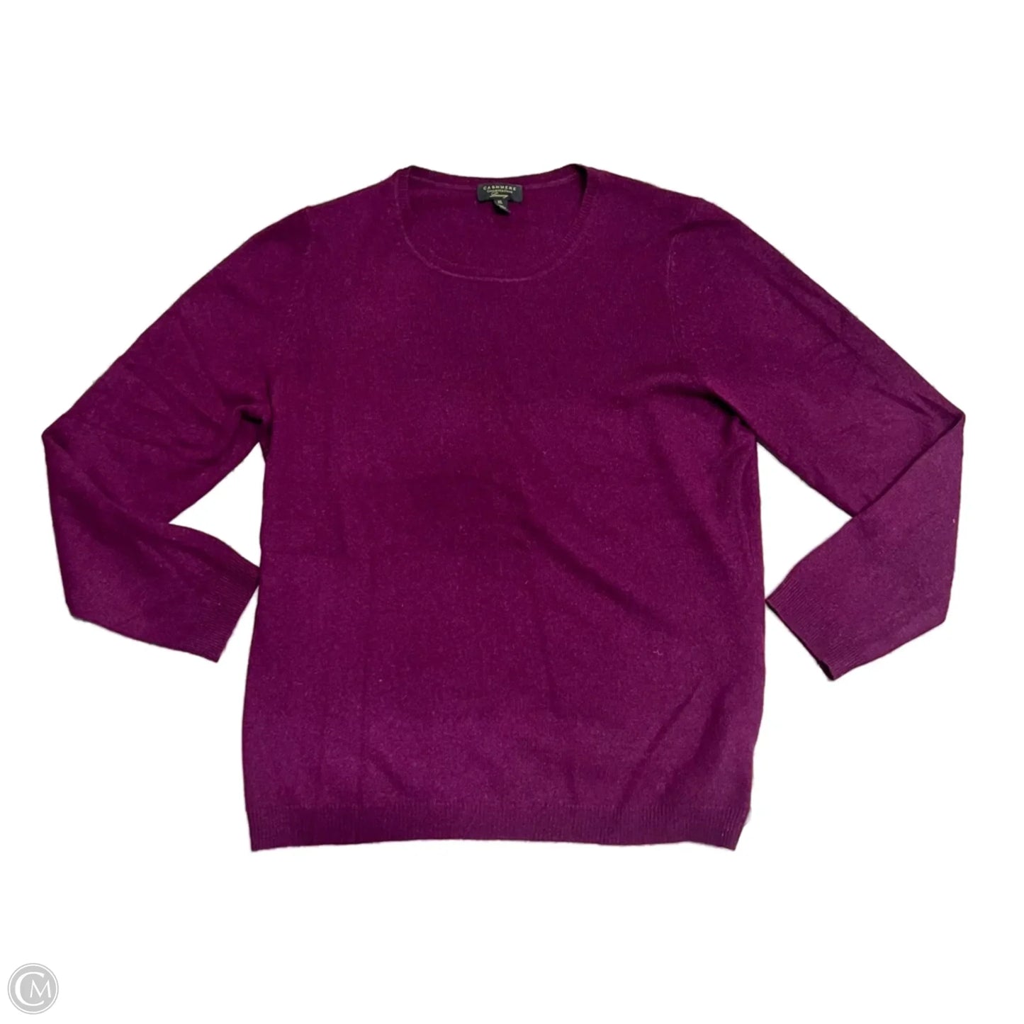 Sweater By Charter Club In Purple, Size: Xl
