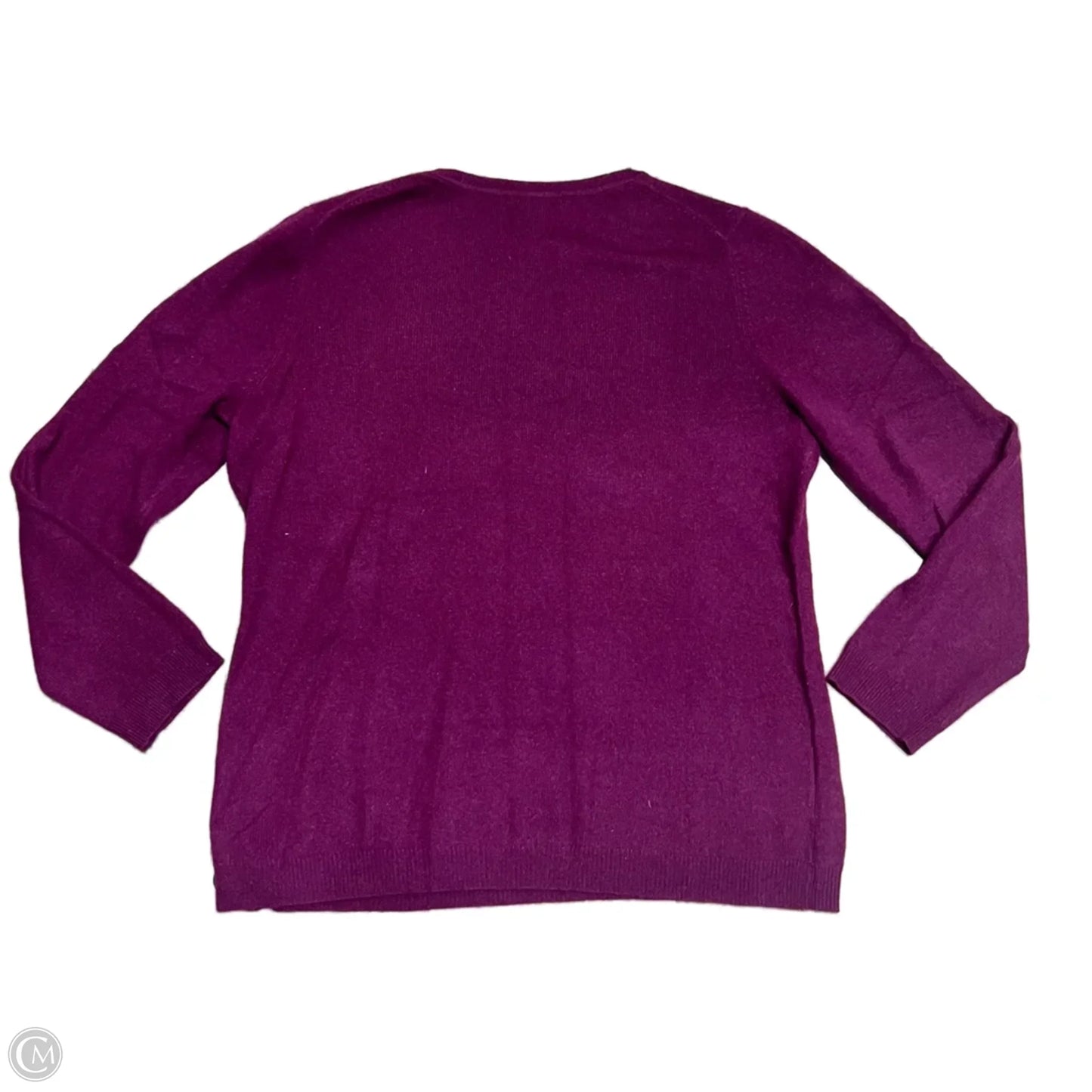 Sweater By Charter Club In Purple, Size: Xl