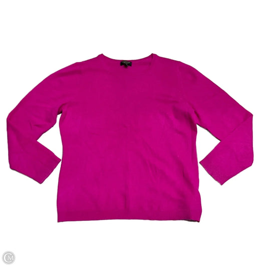Sweater By Charter Club In Pink, Size: Xl