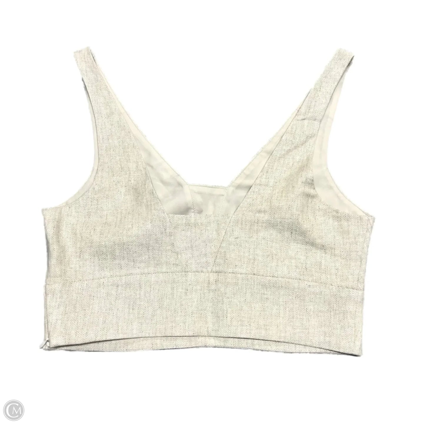 Top Sleeveless By Banana Republic In Cream, Size: Xs