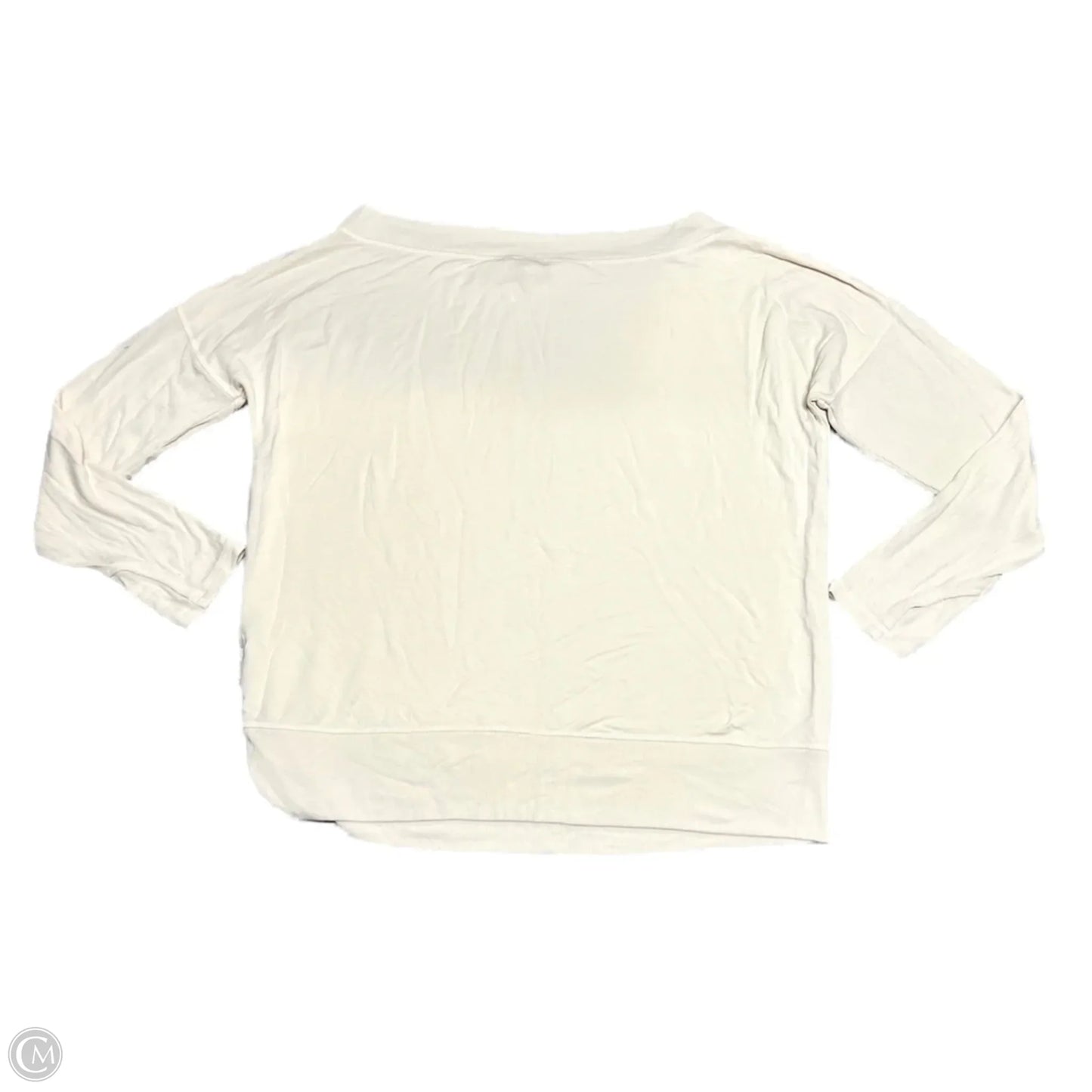 Athletic Sweatshirt Crewneck By Athleta In Cream, Size: Xl