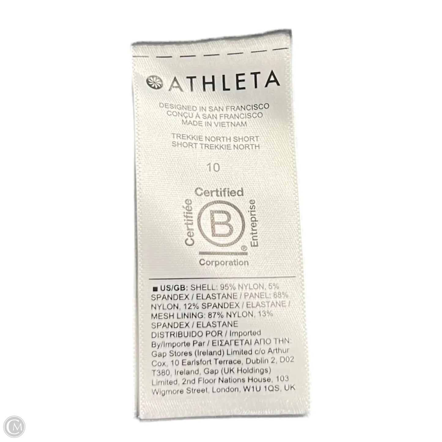 Athletic Shorts By Athleta In Blue, Size: 10