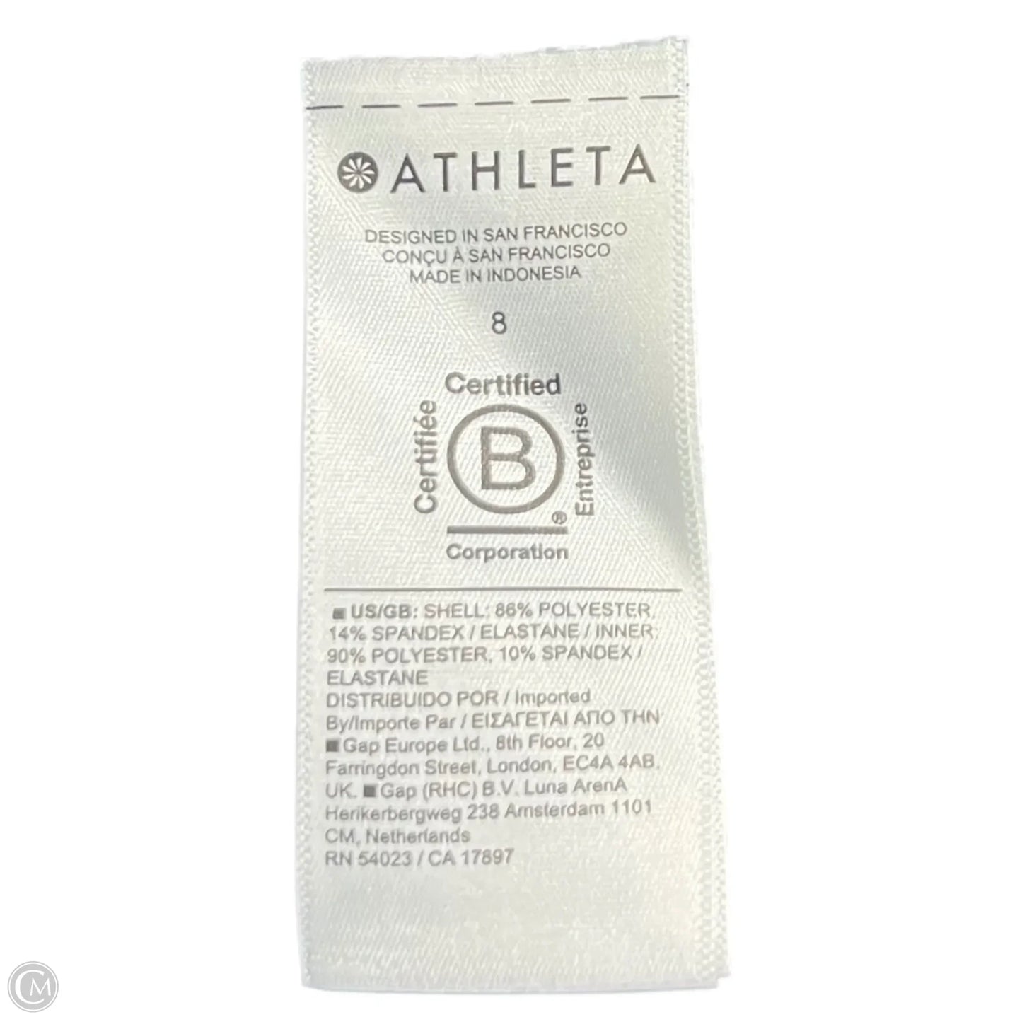 Athletic Skort By Athleta In Navy, Size: 8