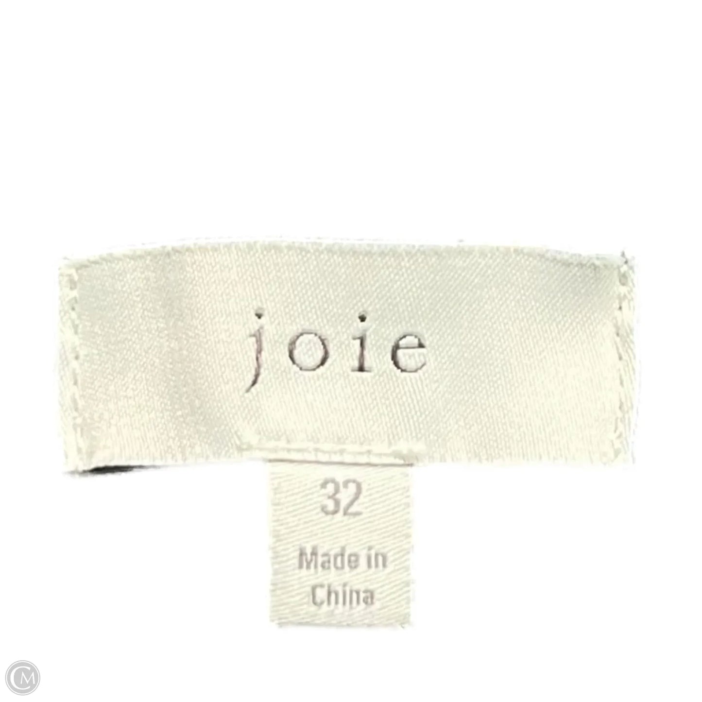Jeans Straight By Joie In Blue Denim, Size: 14