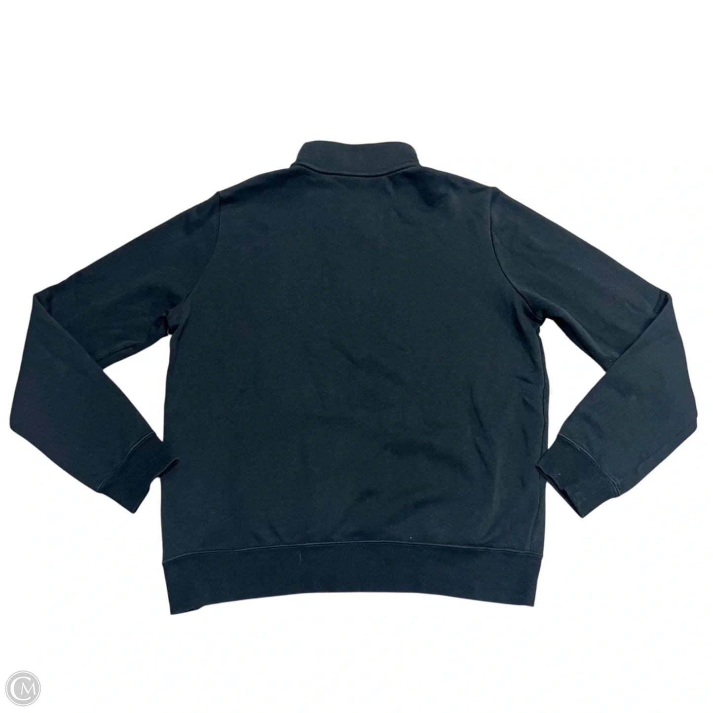 Athletic Sweatshirt Collar By Nike In Black, Size: M