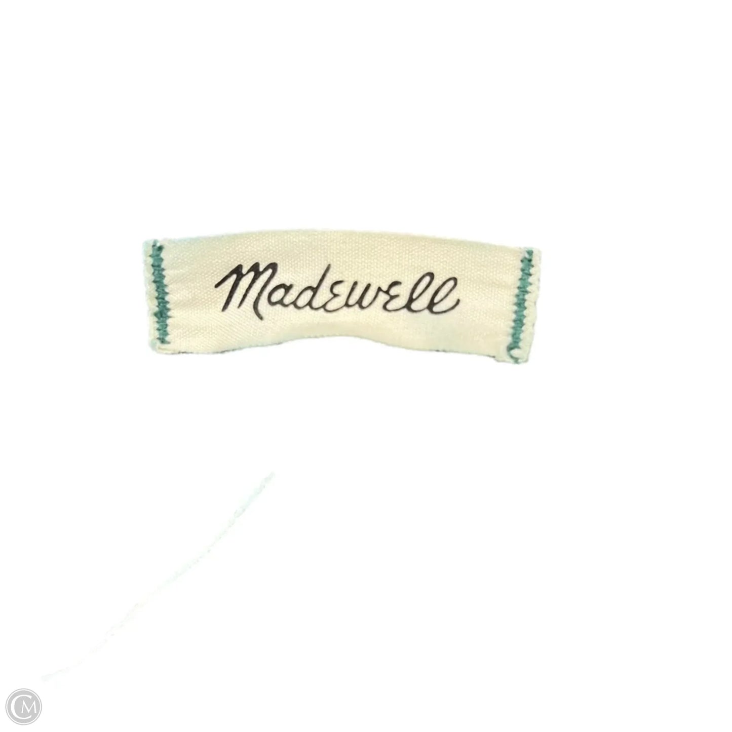 Jeans Straight By Madewell In Green Denim, Size: 4