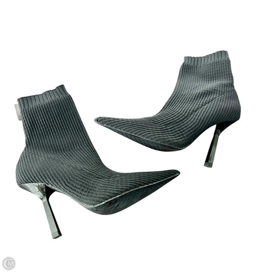 Boots Ankle Heels By Zara In Black, Size: 10