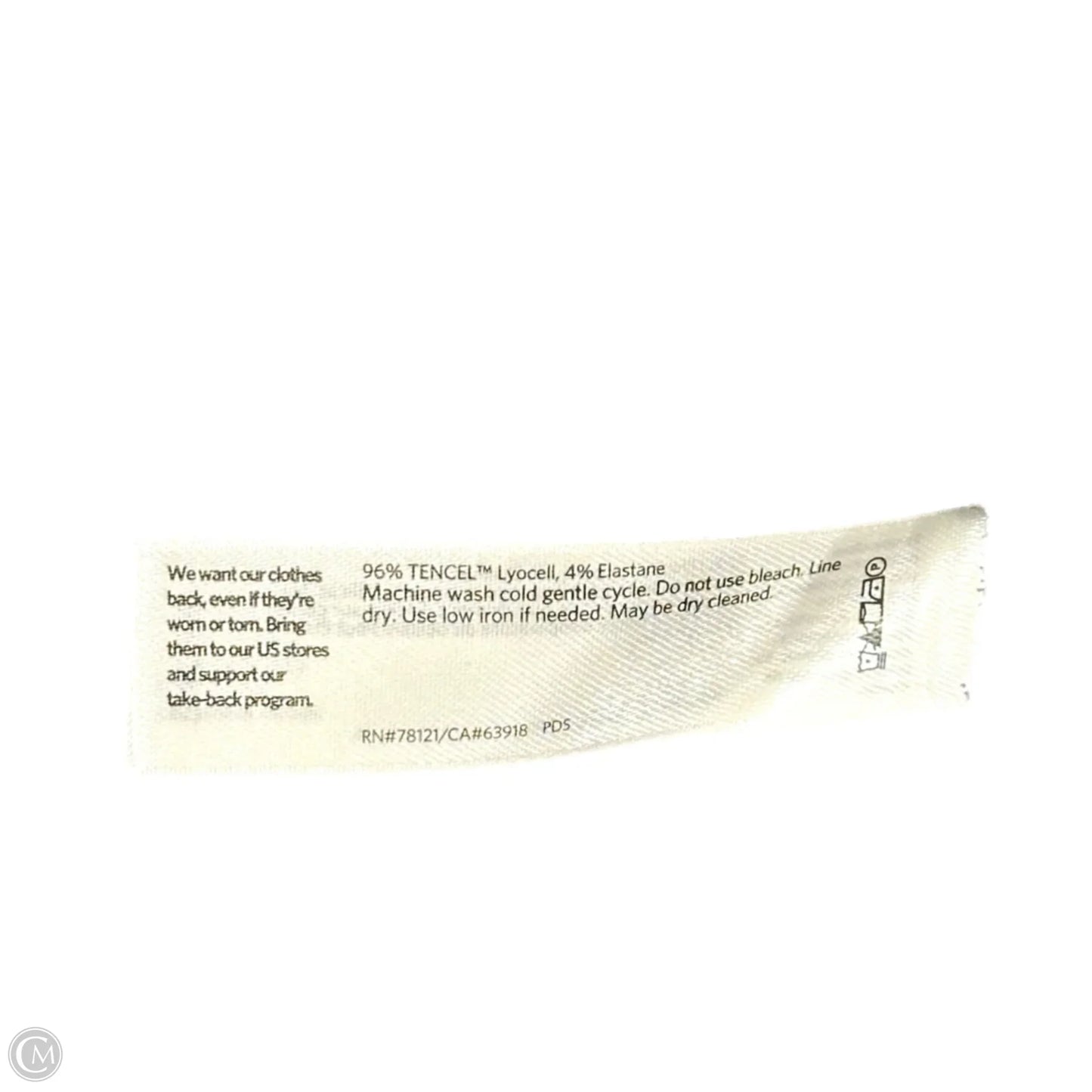 Top Long Sleeve Basic By Eileen Fisher In Grey, Size: Xl