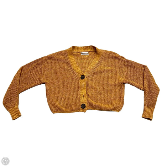 Sweater Cardigan By Urban Outfitters In Orange, Size: Xs