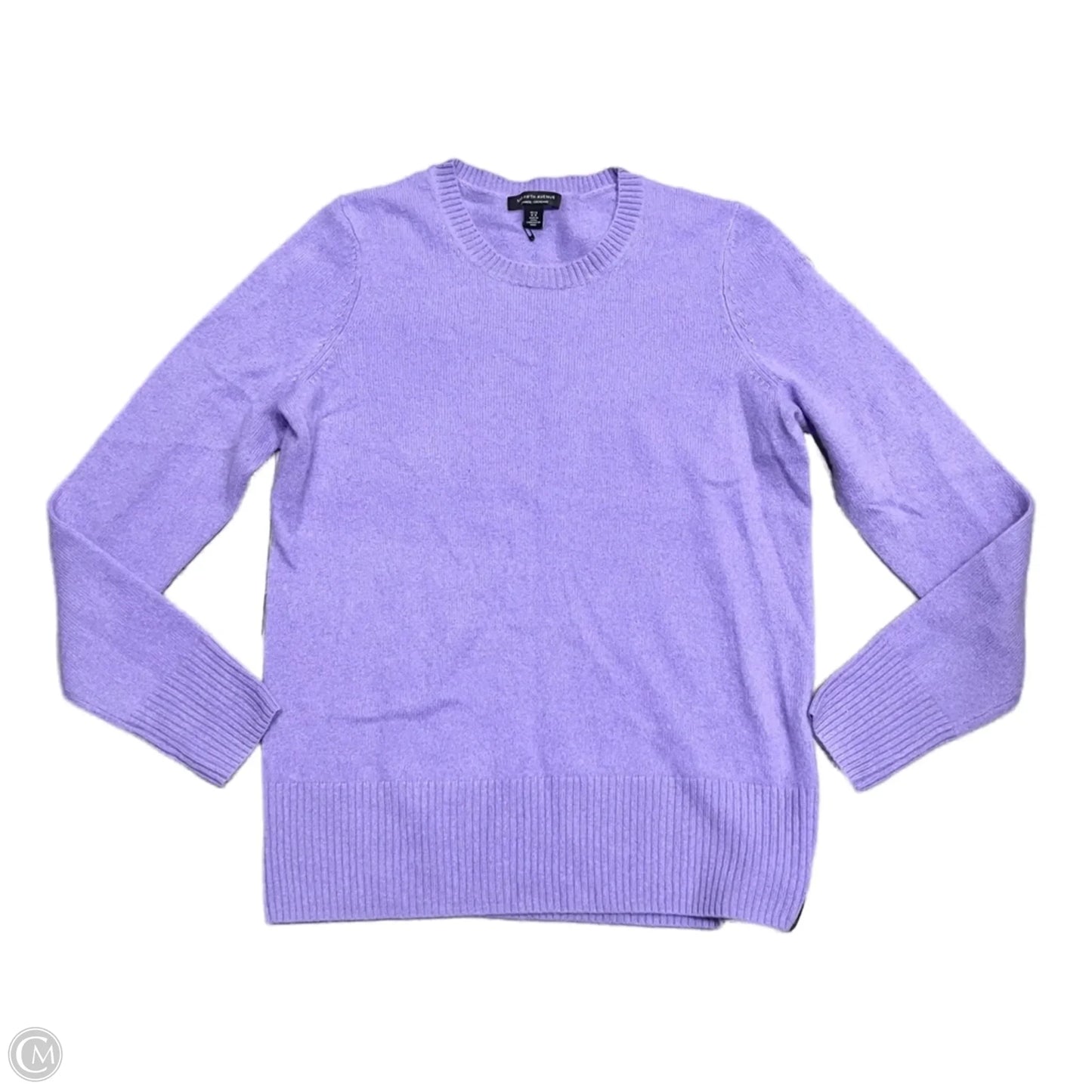 Sweater Cashmere By Saks Fifth Avenue In Purple, Size: M
