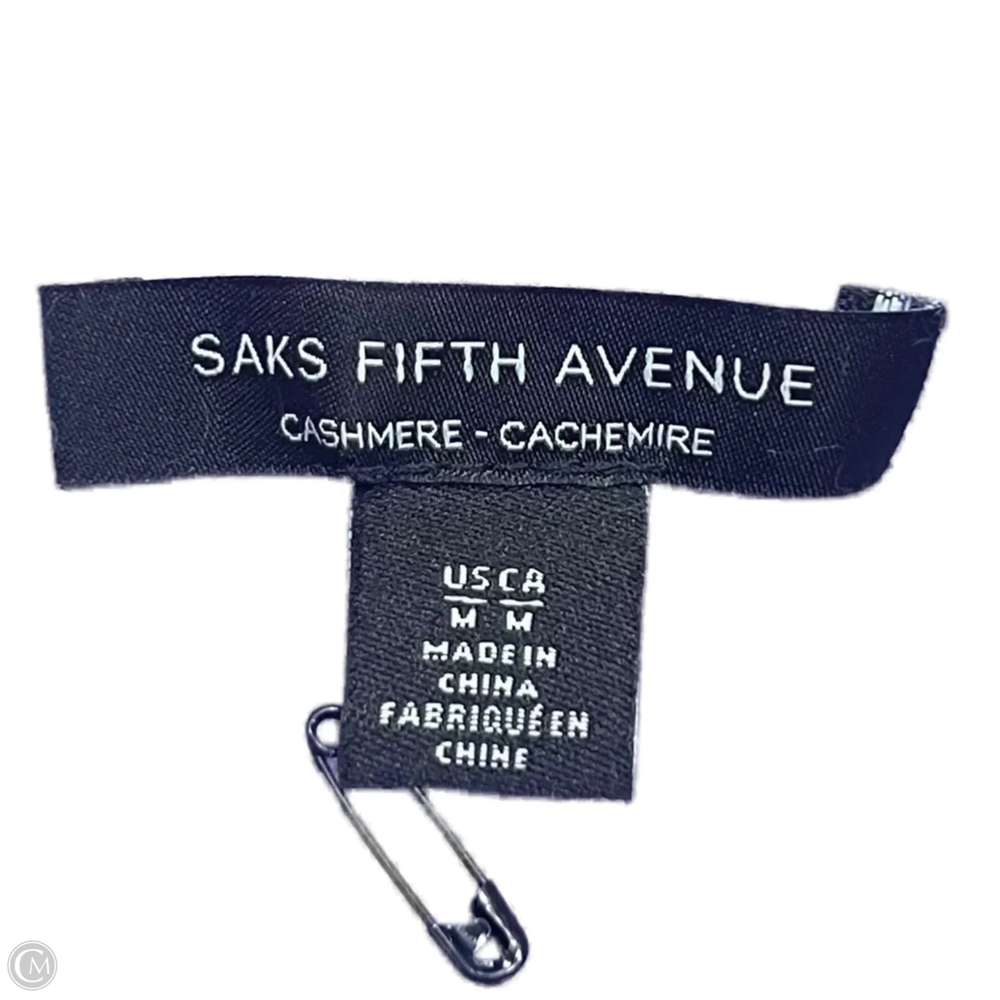 Sweater Cashmere By Saks Fifth Avenue In Purple, Size: M