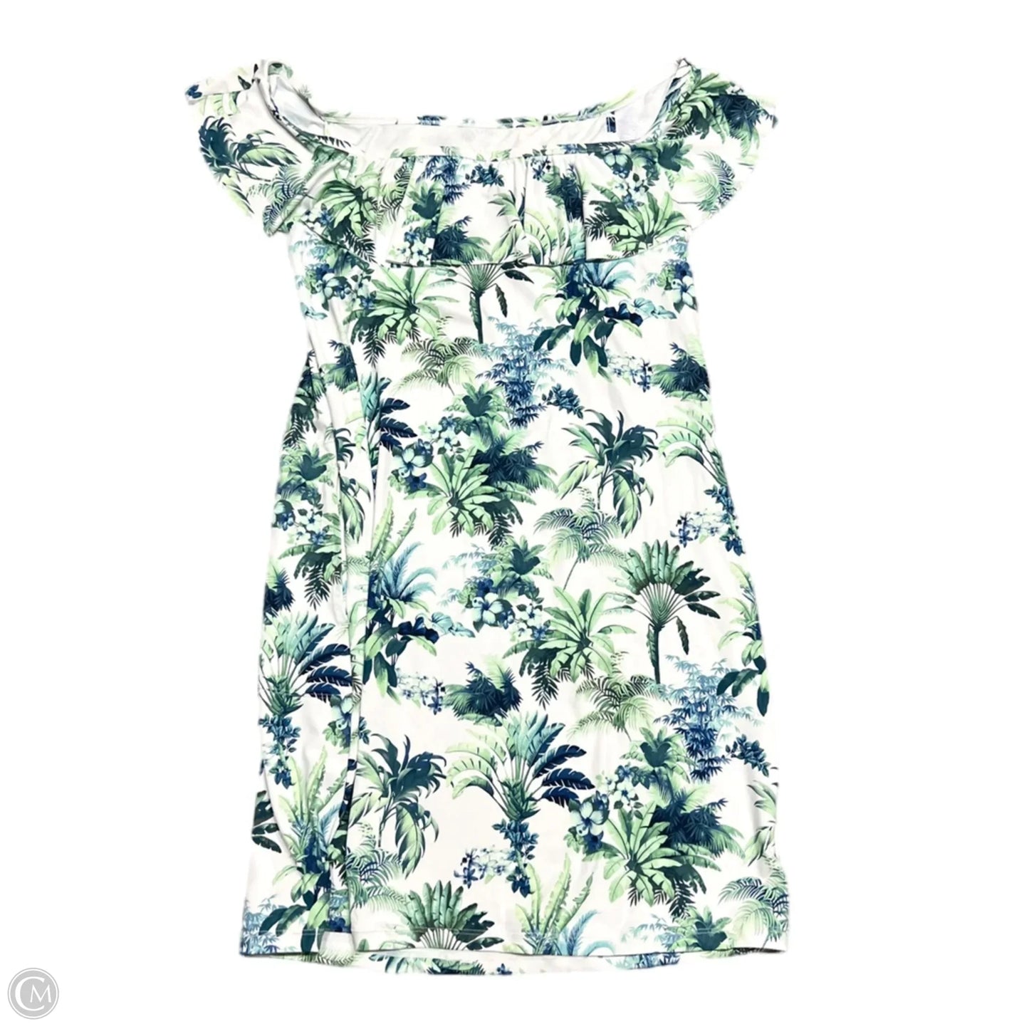 Swimwear Cover-up By Tommy Bahama In Blue & Green, Size: S