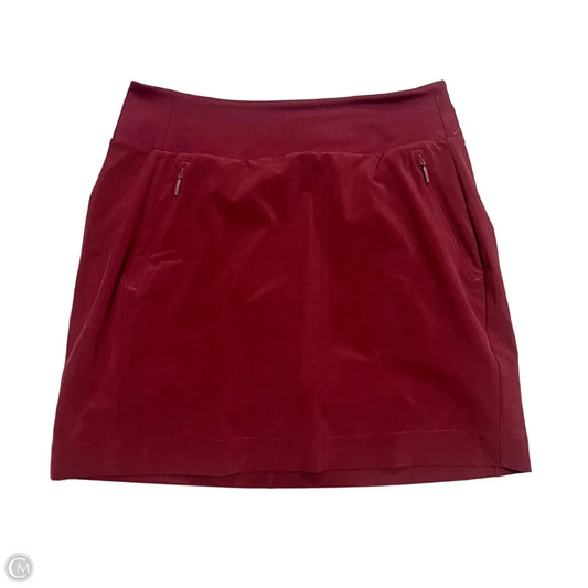 Athletic Skort By Athleta In Red, Size: 4