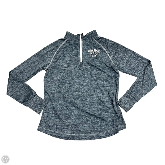 Athletic Top Long Sleeve Collar By Colosseum In Grey, Size: L