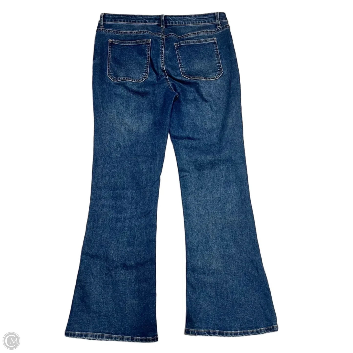 Jeans Boot Cut By Kensie In Blue Denim, Size: 14
