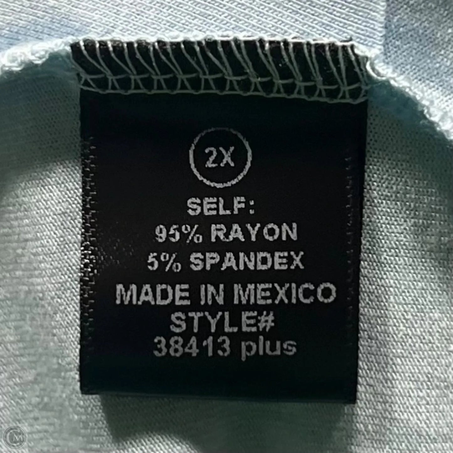 Top Sleeveless By Fashion Nova In Blue & Gold, Size: 2x