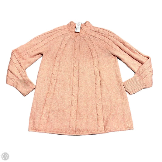 Sweater By Soft Surroundings In Peach, Size: L