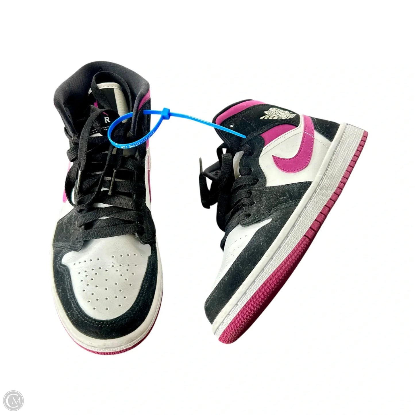 Shoes Luxury Designer By Jordan In Black & Purple, Size: 6.5