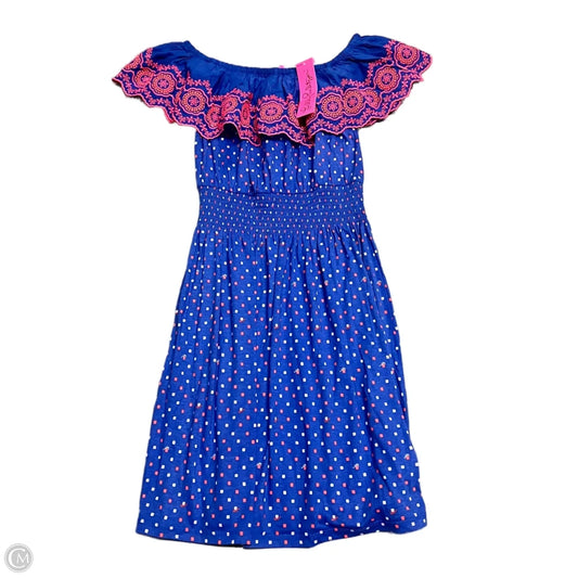 Dress Designer By Lilly Pulitzer In Blue & Orange, Size: Xs