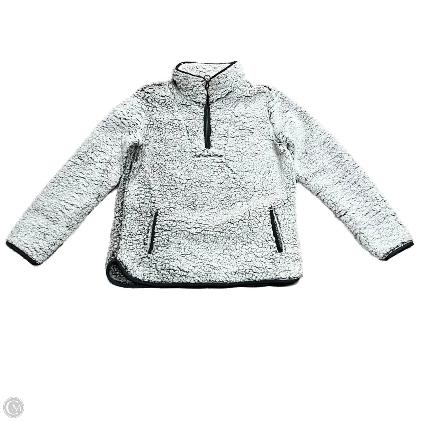Sweatshirt Collar By Thread And Supply In Grey, Size: M