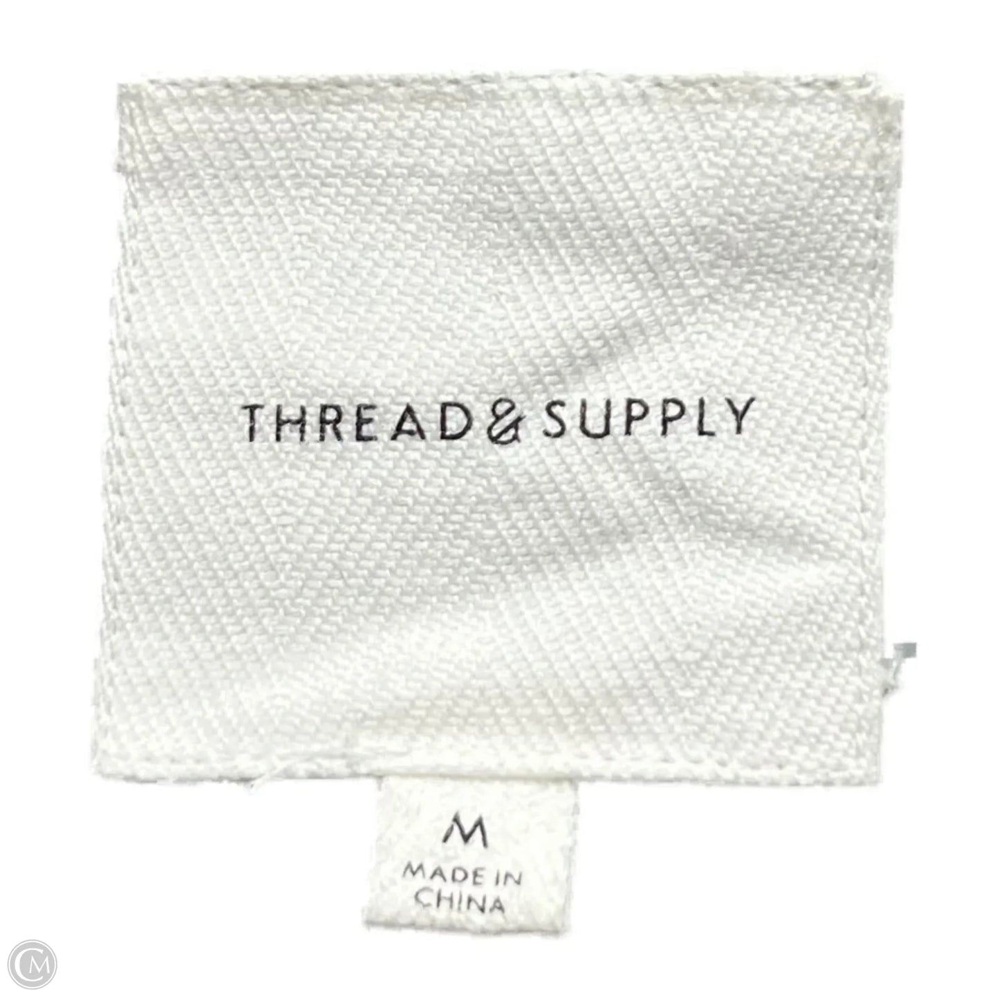 Sweatshirt Collar By Thread And Supply In Grey, Size: M