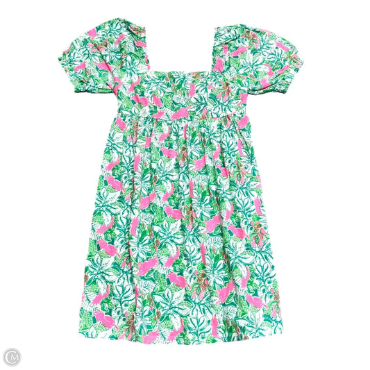 Dress Designer By Lilly Pulitzer In Green & Pink, Size: S