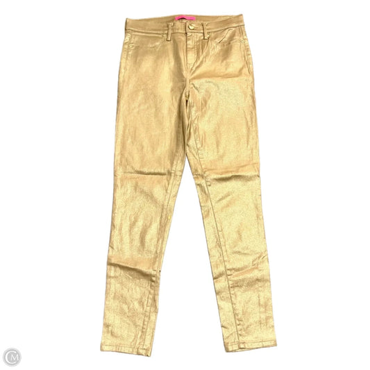 Jeans Designer By Lilly Pulitzer In Gold, Size: 4