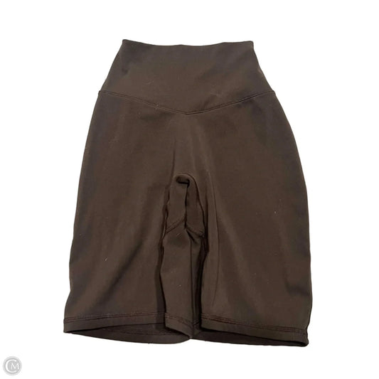 Athletic Shorts By Buffbunny In Brown, Size: 0