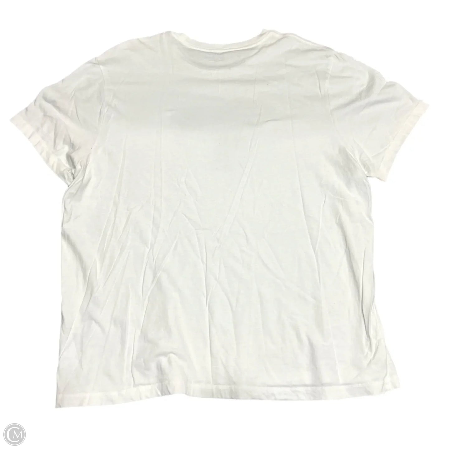 Top Short Sleeve By J. Crew In Green & White, Size: Xxl