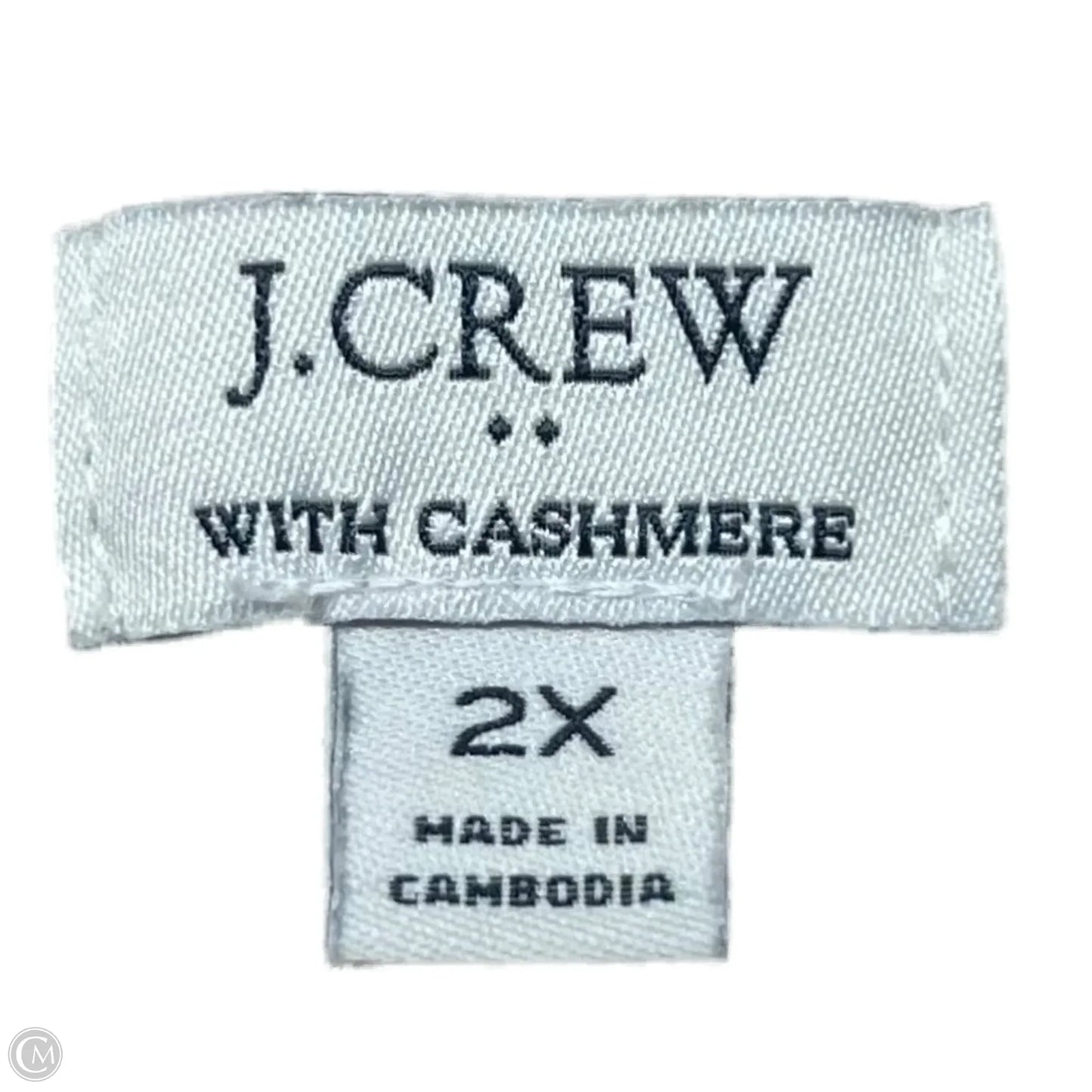 Sweater Short Sleeve By J. Crew In Cream, Size: 2x