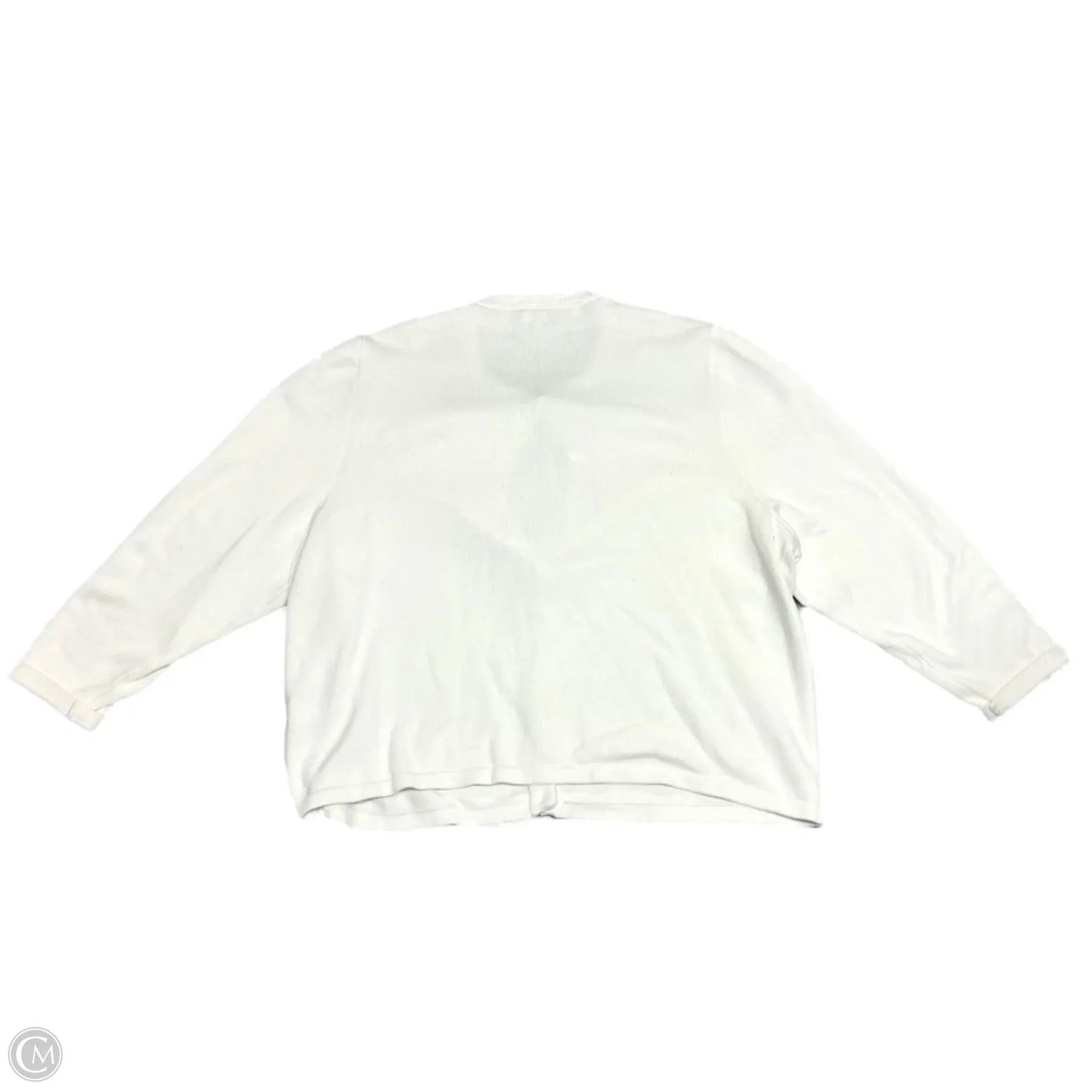 Sweater Cardigan By J. Crew In Cream, Size: 3x