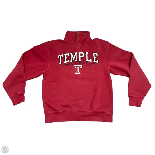 Sweatshirt Collar By Jansport In Red, Size: S